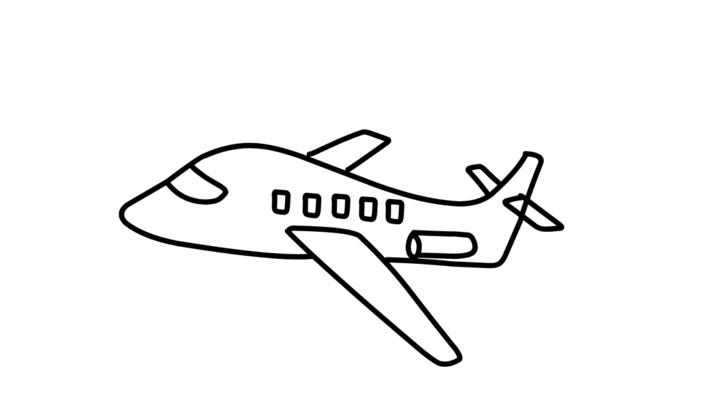 Cara Menggambar Pesawat