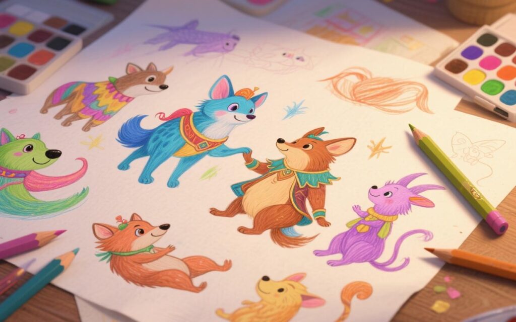 Alat Menggambar untuk Anak