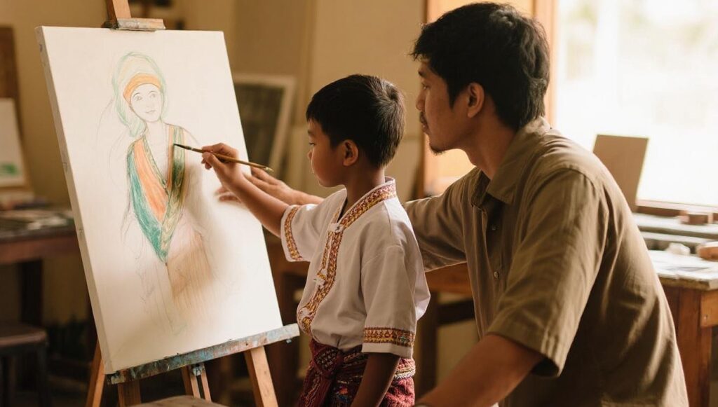 Teknik Aquarel dalam Menggambar