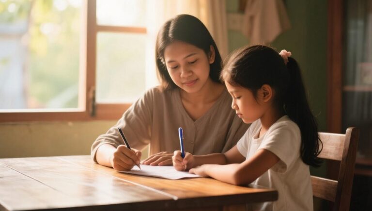 4 Cara Ampuh Agar Anak Belajar Menulis dari Meniru Kebiasaan Orang Tua