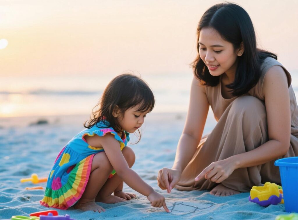 Belajar Menulis Anak PAUD dengan Metode Montessori