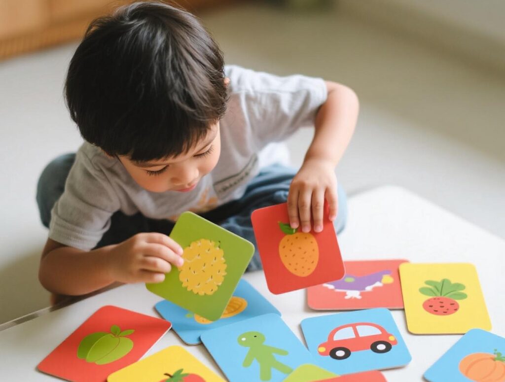 anak belajar mengenal huruf