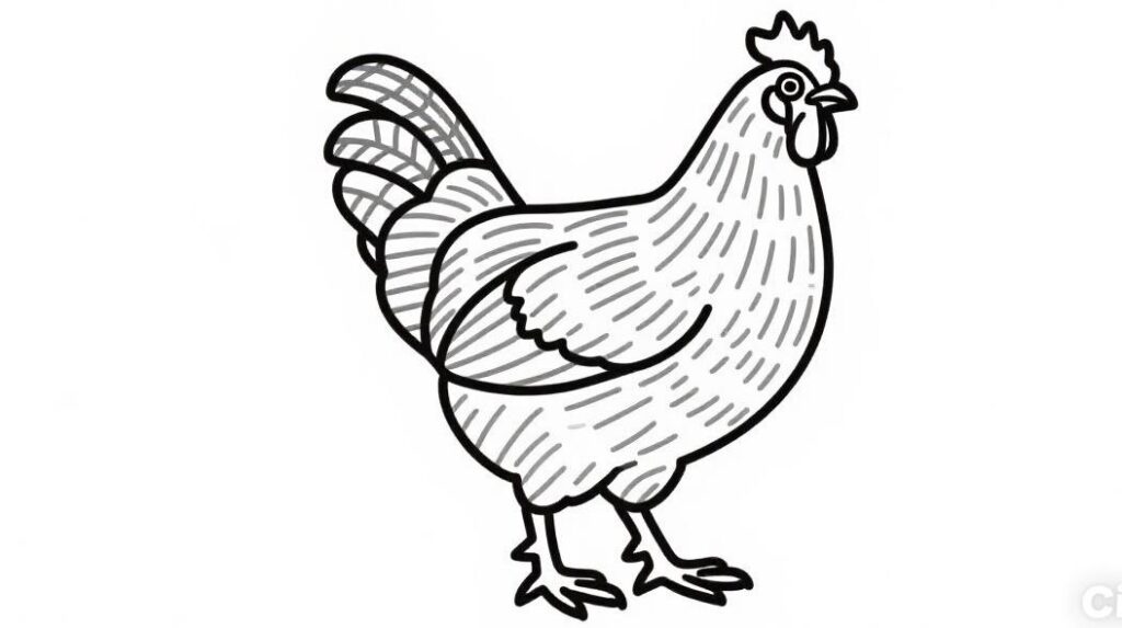 menggambar ayam