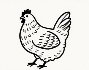 Cara Menggambar Ayam Lucu untuk Anak