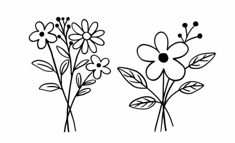 5 Teknik Cara Gambar Bunga untuk Anak