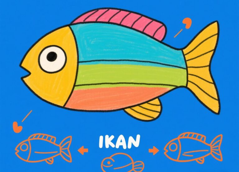 menggambar ikan