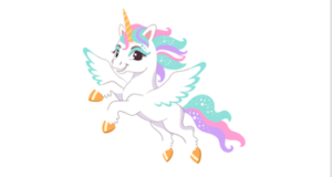 Menggambar kuda poni 