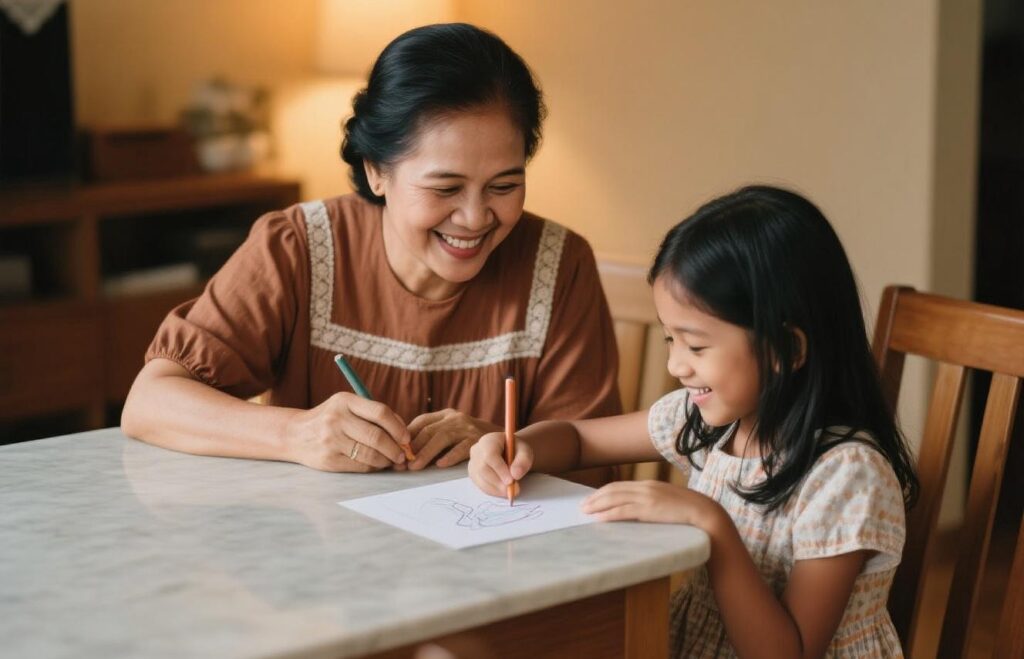 Mengenal Bentuk Dasar: Rahasia Mengajari Anak Menggambar