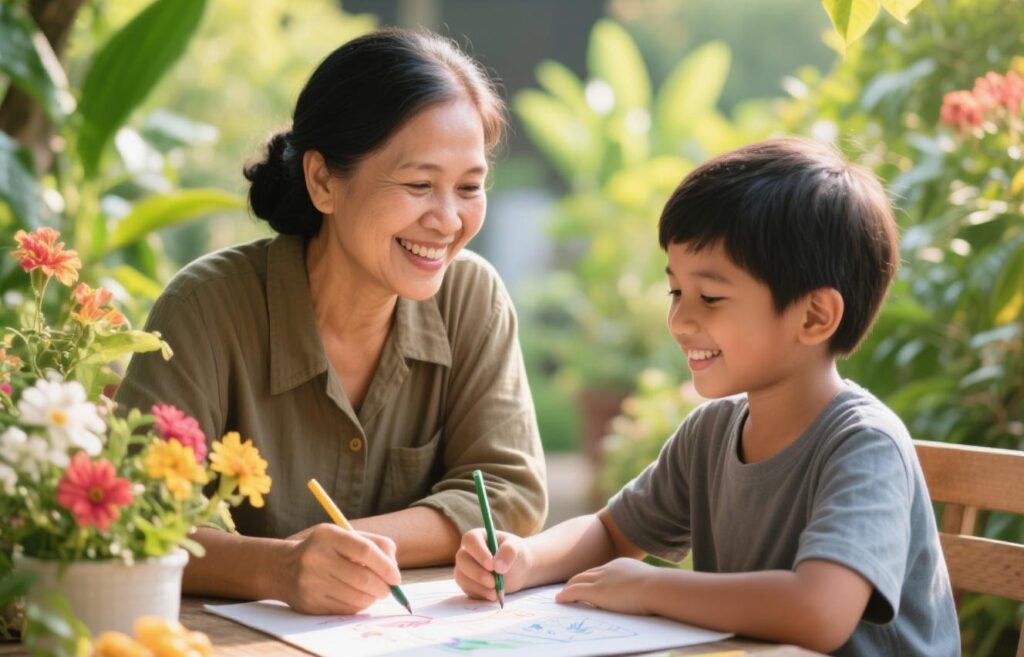 Cara menggambar mata