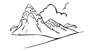 Cara menggambar pemandangan