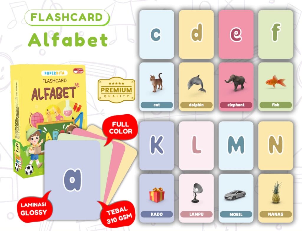 Mainan Edukasi Flash Card: Merangsang Kecerdasan Anak Melalui Kartu Harian