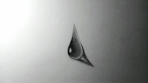 Gambar 3D tetesan air