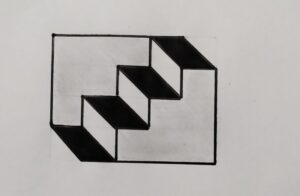 Ilusi Tangga Menembus Dinding