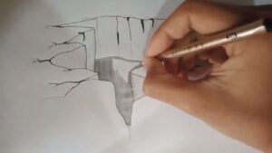 3D Jurang atau retakan tanah