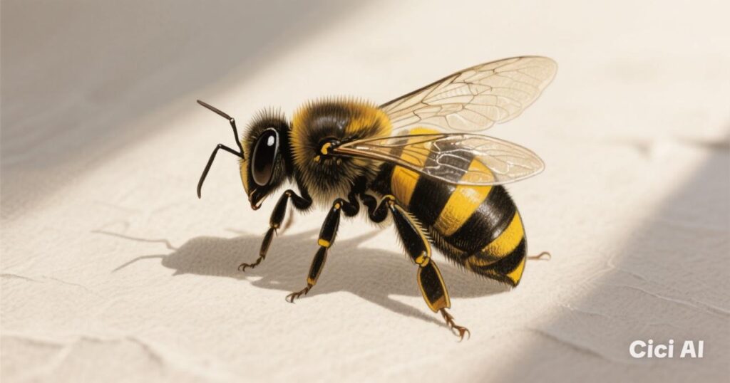 menggambar lebah